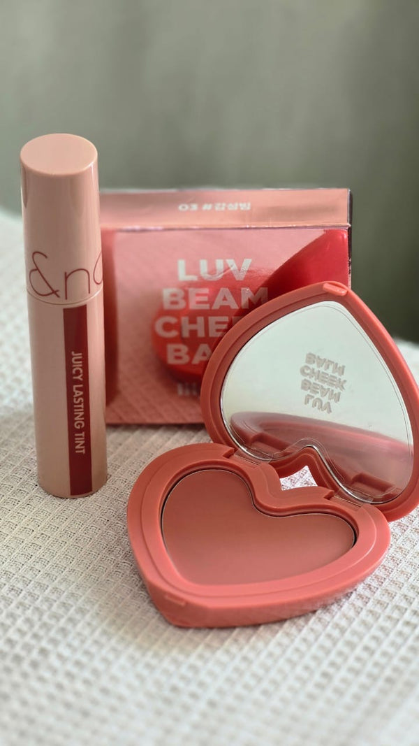 باكيج تنت+بلشر Lip tint+Creamy blusher