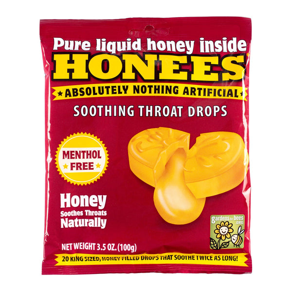 ملبس تهدئة الحلق Honees Soothing Throat Drops